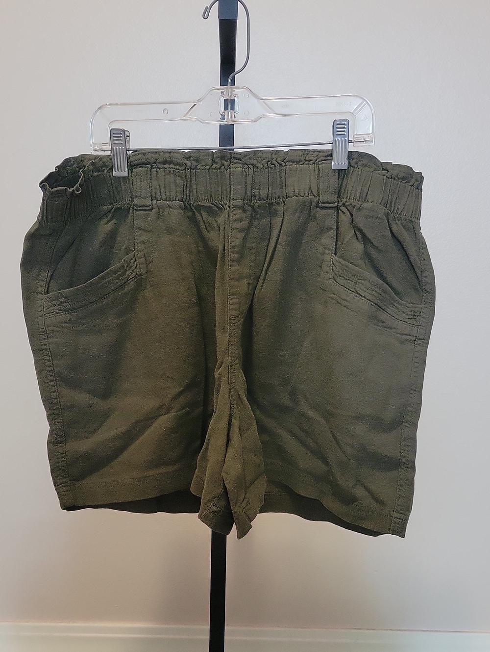 Maurices Dark Olive Pull-On Shorts